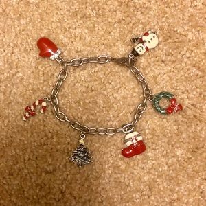 Christmas Themed Charm Bracelet